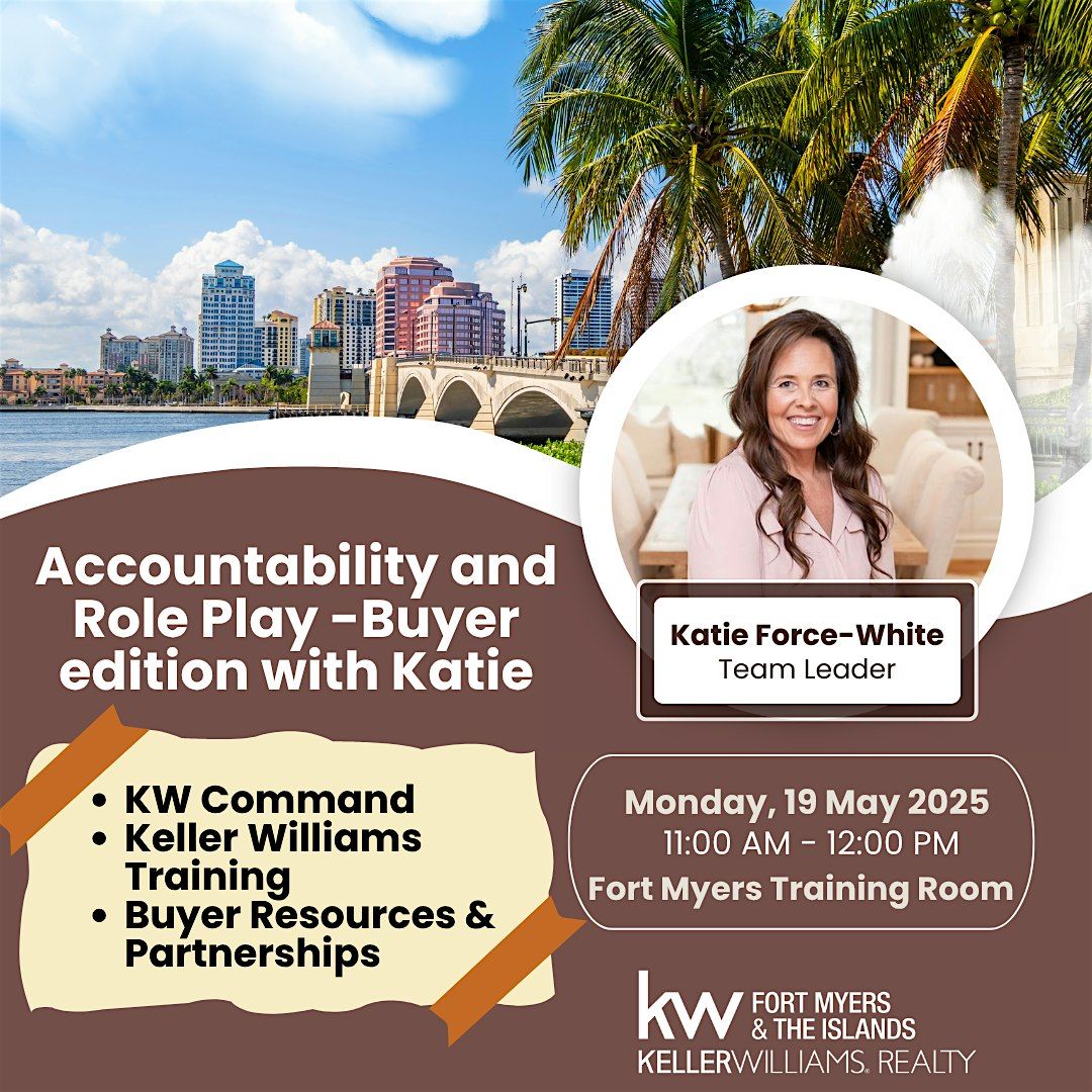 Accountability and Role Play -Buyer edition with Katie, 19 May | Event in Fort Myers | AllEvents