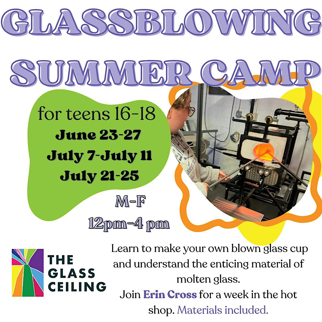 Glassblowing Summer Camp for teens, 23 June | Event in Richmond | AllEvents