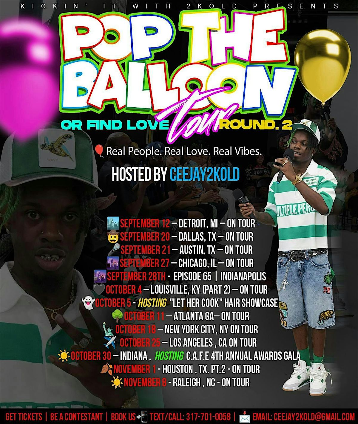 POP THE BALLOON OR FIND LOVE | RALEIGH,N.C. EDITION | HOSTED BY : 2KOLD, 8 November | Event in Raleigh | AllEvents