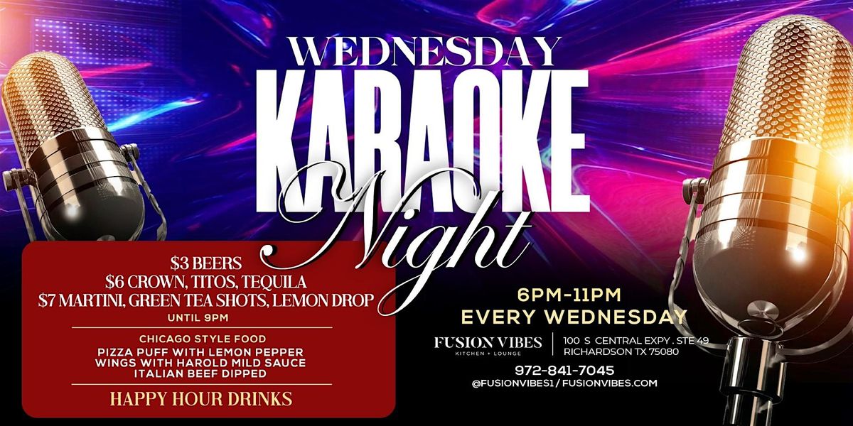 ****Open Mic Karaoke Every Wednesday**** | Event in Richardson | AllEvents