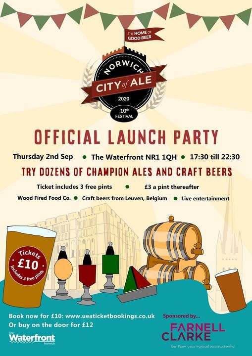 Norwich City Of Ale 2020 Launch Party At The Waterfront Norwich