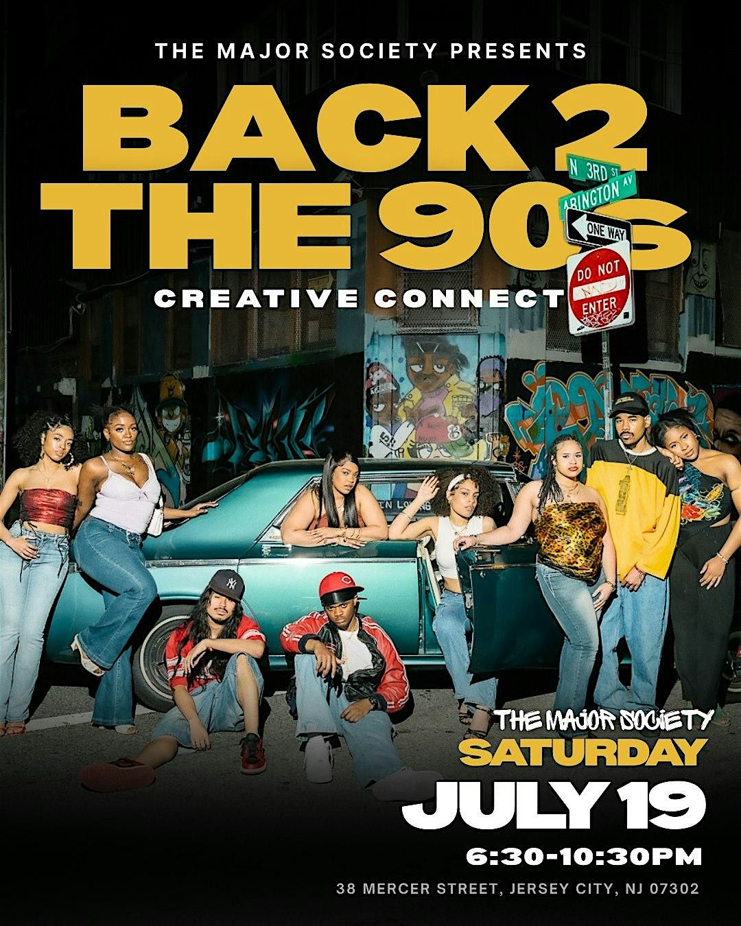 Back 2 The 90s Creative Connect, 19 July | Event in Jersey City | AllEvents
