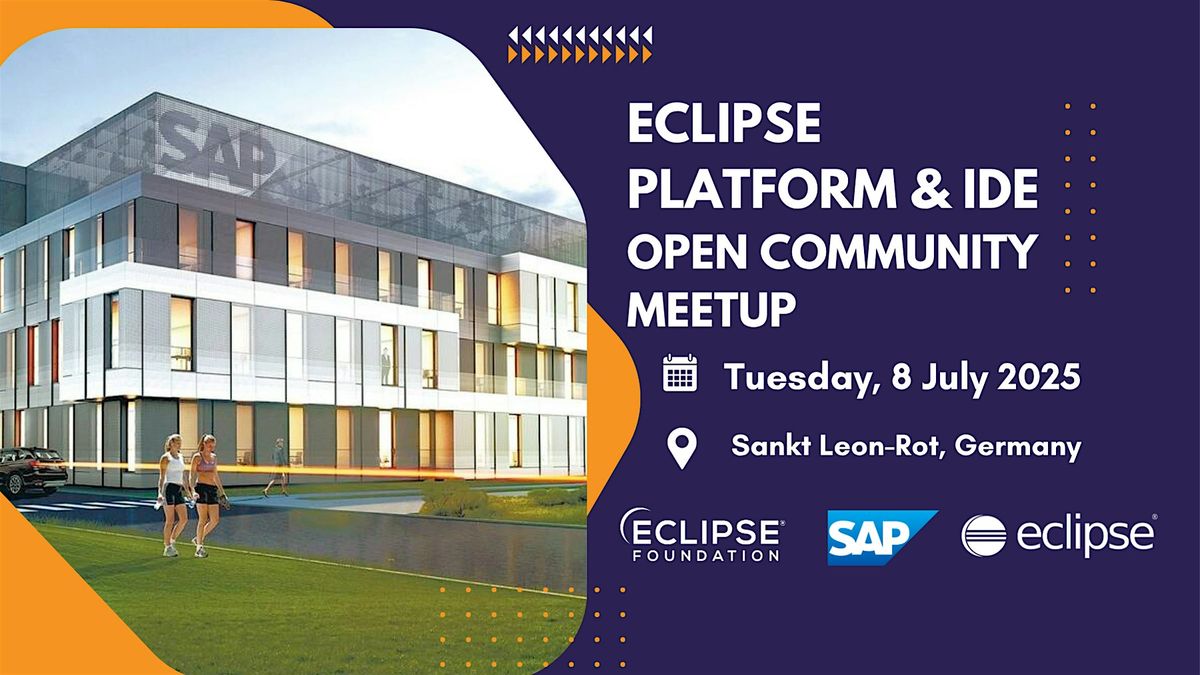 Eclipse Platform and  IDE - Open Community Meetup - Germany, 8 July | Event in Sankt Leon-Rot | AllEvents
