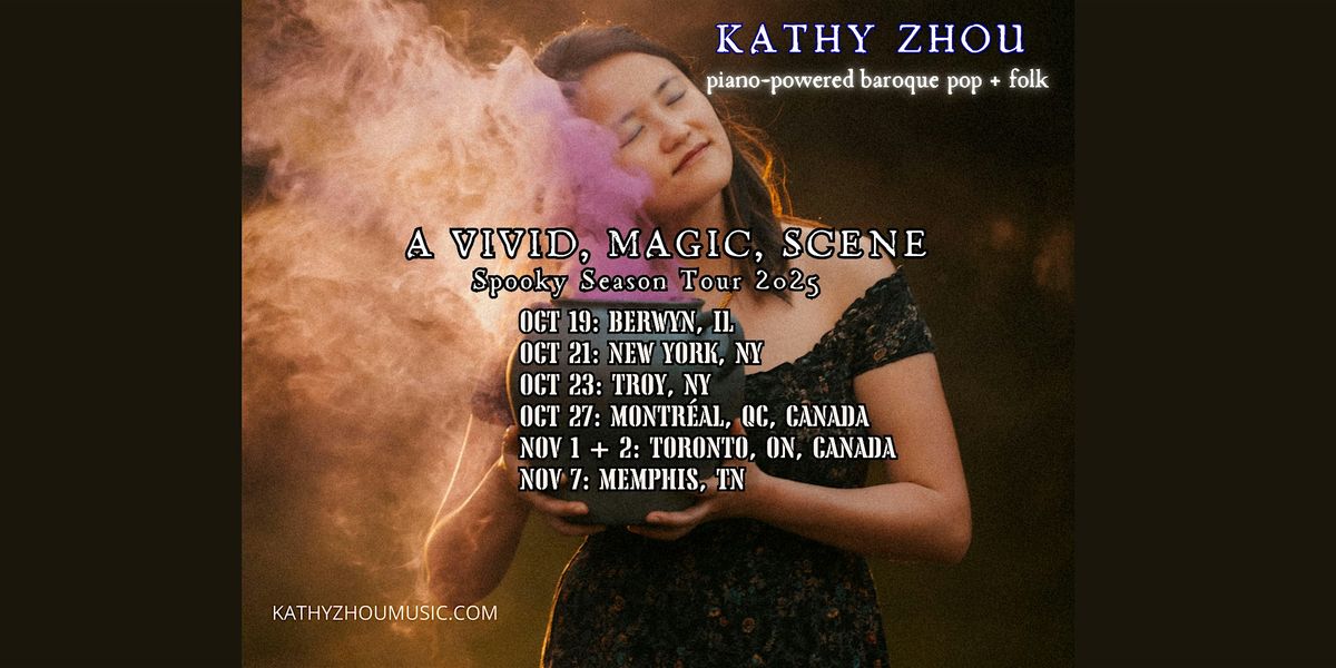 Kathy Zhou @ MoJo's Cafe and Gallery, 23 October | Event in Troy | AllEvents