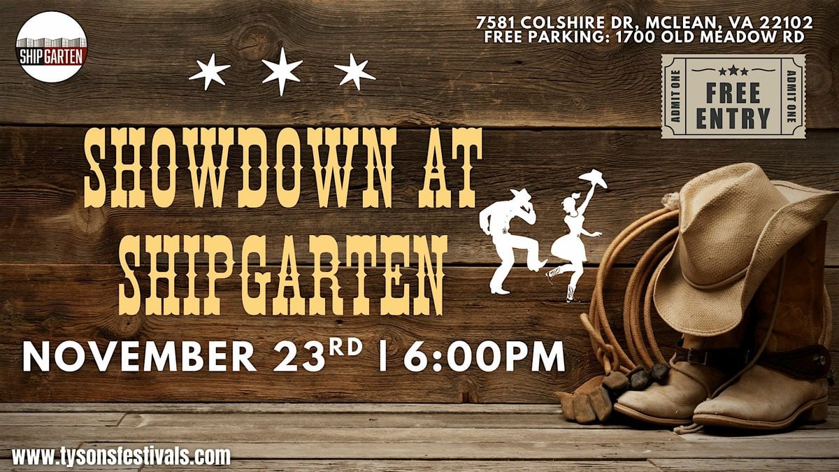 Showdown At Shipgarten, 23 November | Event in Mclean | AllEvents