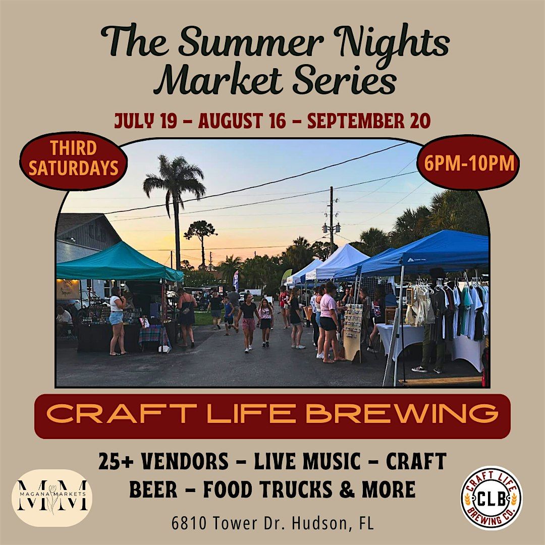 The Summer Nights Market Series: July, 19 July | Event in Hudson | AllEvents