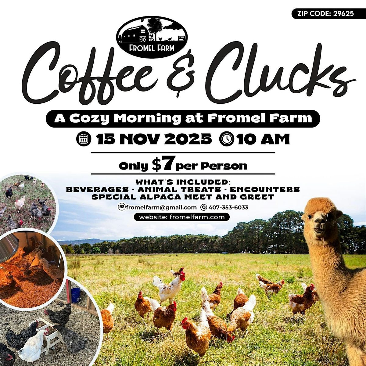 Coffee and Clucks, 15 November | Event in Anderson | AllEvents