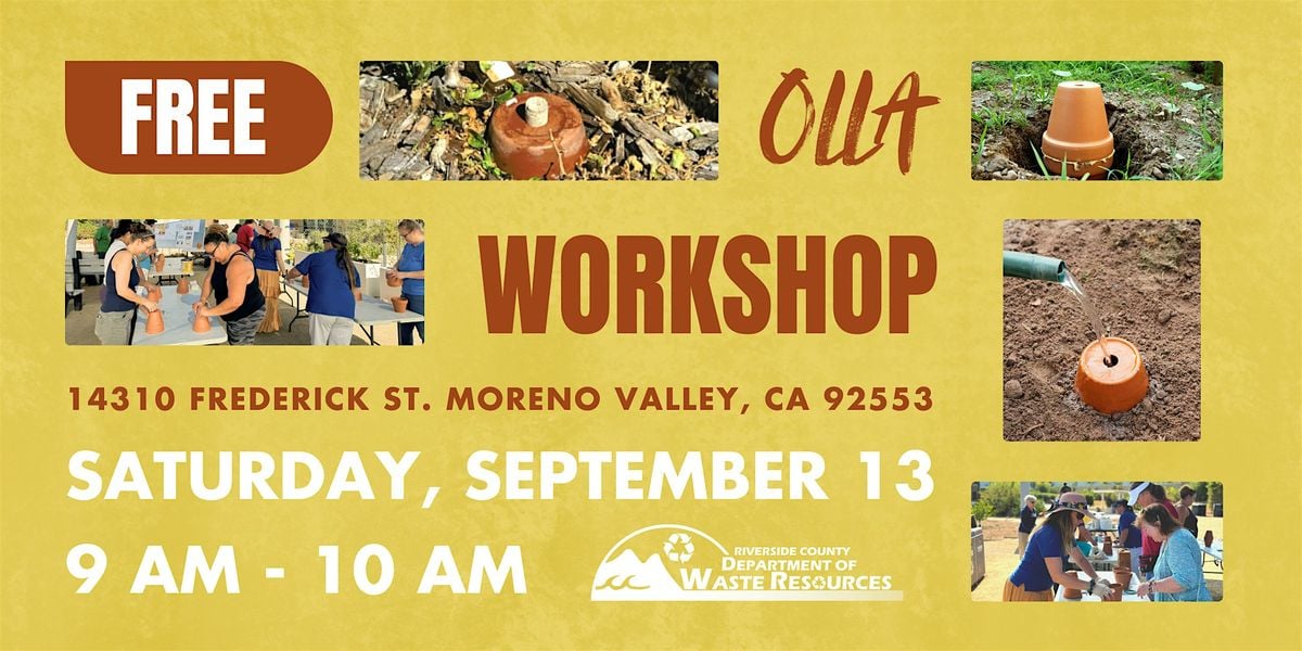 FREE Olla Workshop, 13 September | Event in Moreno Valley | AllEvents