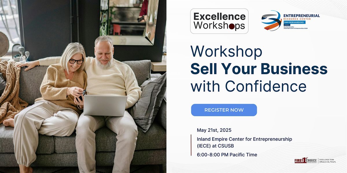 Sell your business with confidence in San Bernardino, 21 May | Event in San Bernardino | AllEvents