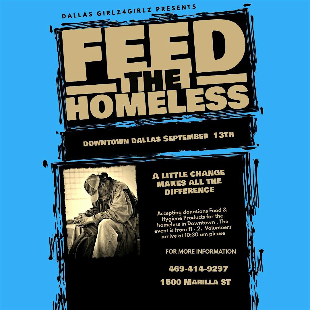 FEED THE HOMELESS, 13 September | Event in Dallas | AllEvents