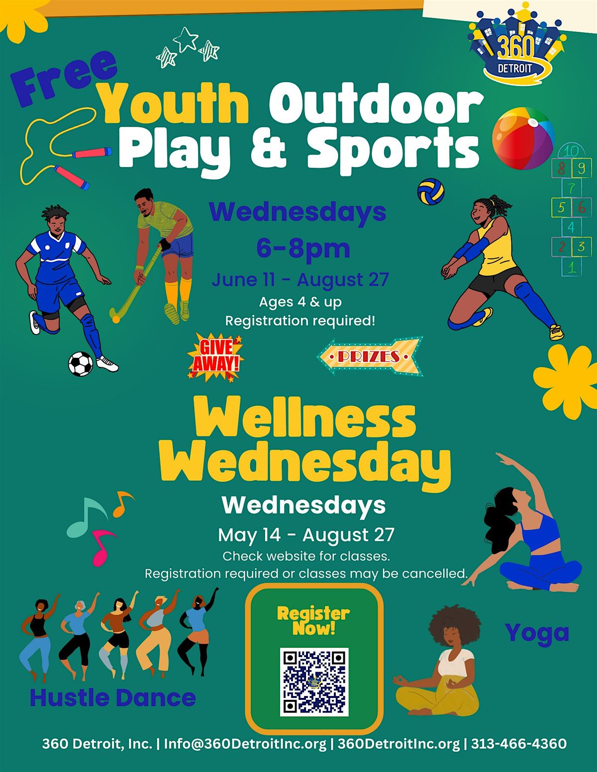 Youth Outdoor Play & Sports 6-18-25, 18 June | Event in Detroit | AllEvents