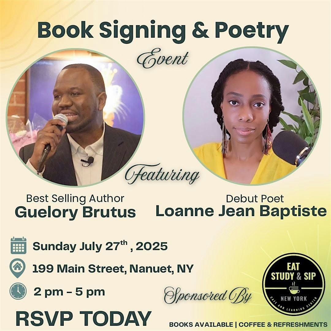 Live Book Singning &  Poetry Experience, 27 July | Event in Nanuet | AllEvents