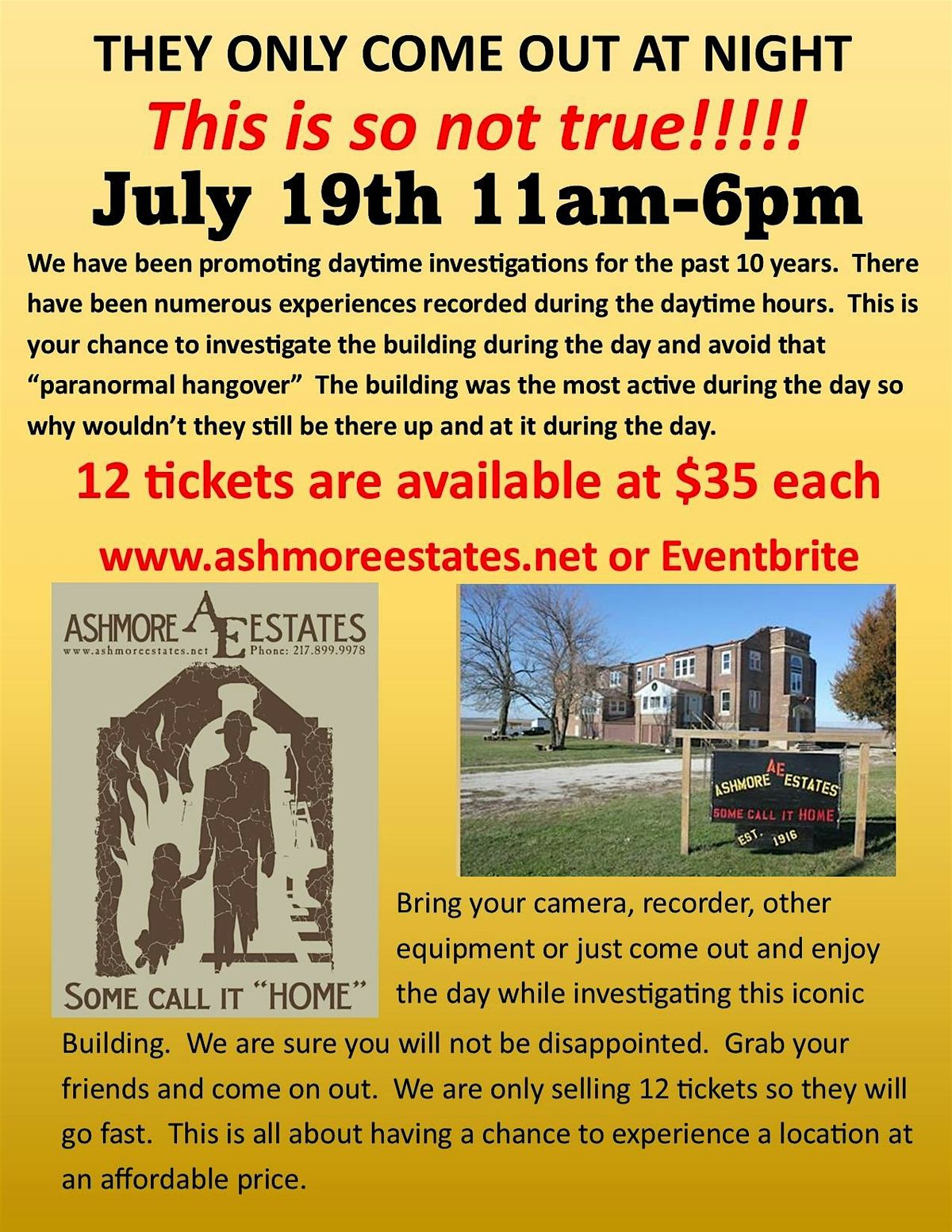 Daytime Investigation at Ashmore Estates, 19 July | Event in Ashmore | AllEvents