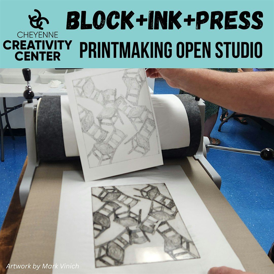 BLock+Ink+Press: Printmaking Open Studio, 26 August | Event in Cheyenne | AllEvents