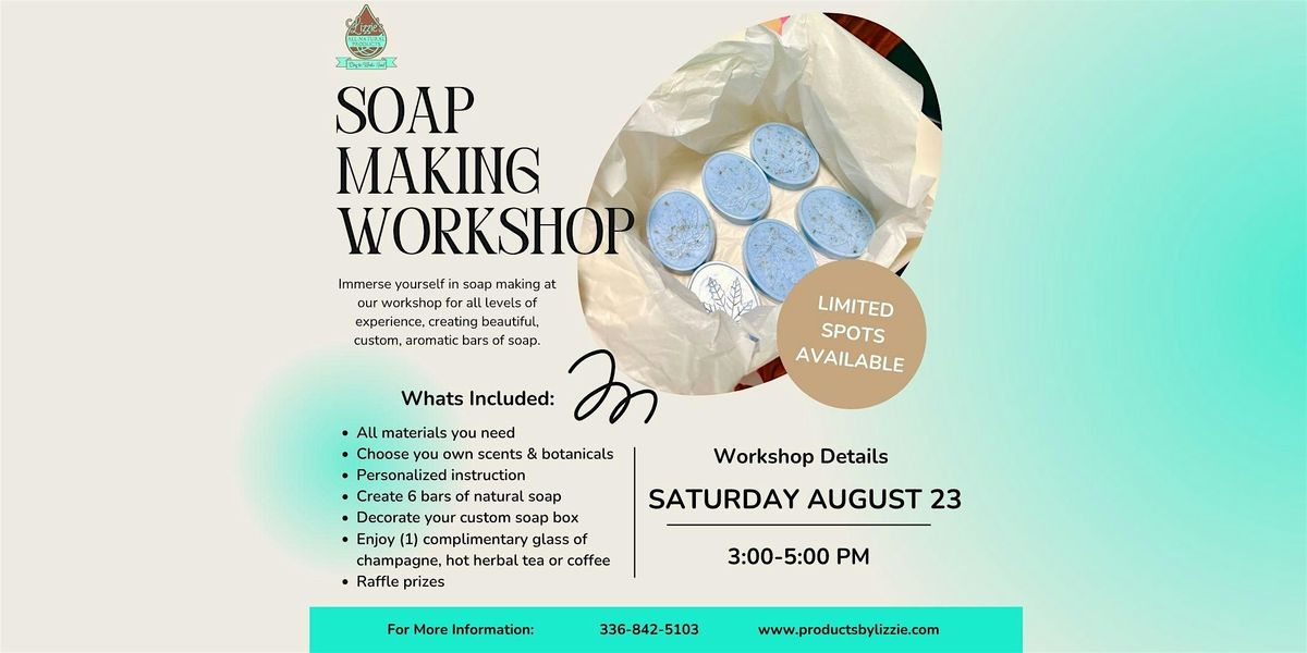 Natural Soap Making Workshop, 23 August | Event in Winston-Salem | AllEvents