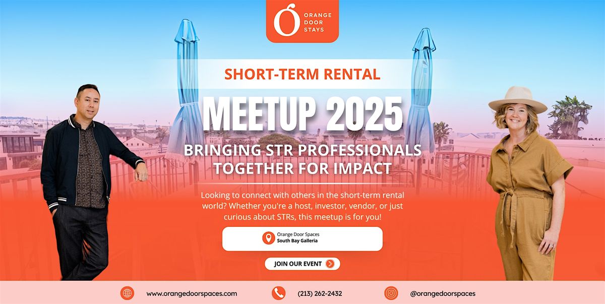 Connect with Airbnb Vacation Rental STR Hosts @ Orange Door Spaces, 24 June | Event in Redondo Beach | AllEvents
