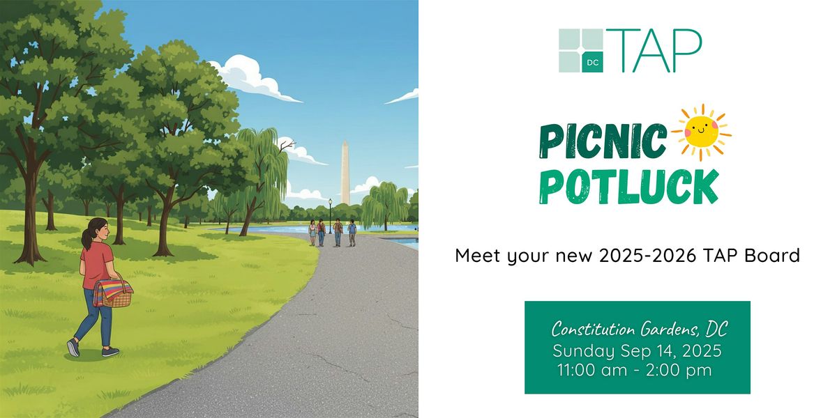 TAP-DC Board Inauguration Picnic + Potluck, 14 September | Event in Washington | AllEvents