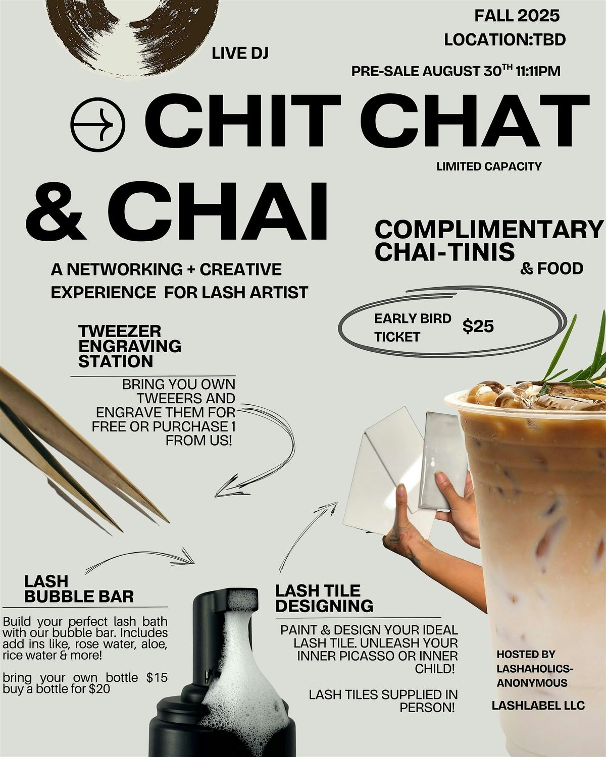 Chit chat & chai: a creative lash experience, 16 November | AllEvents