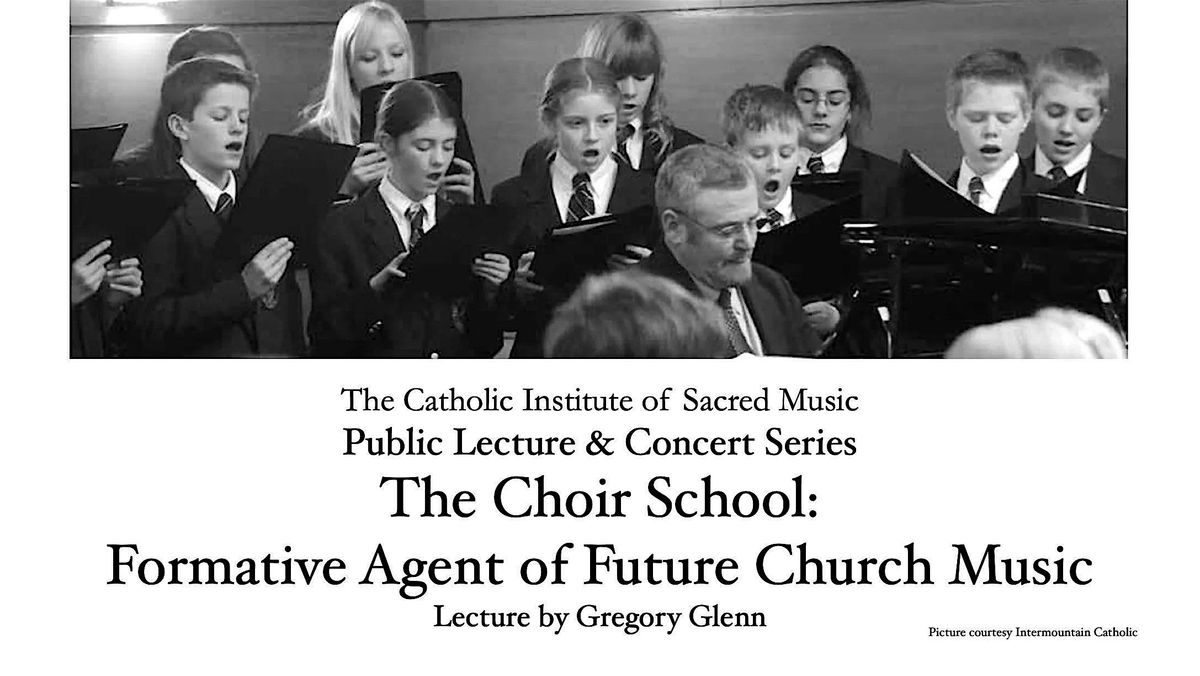 The Choir School: Formative Agent of Future Church Music - Lecture, 2 October | Event in Menlo Park | AllEvents