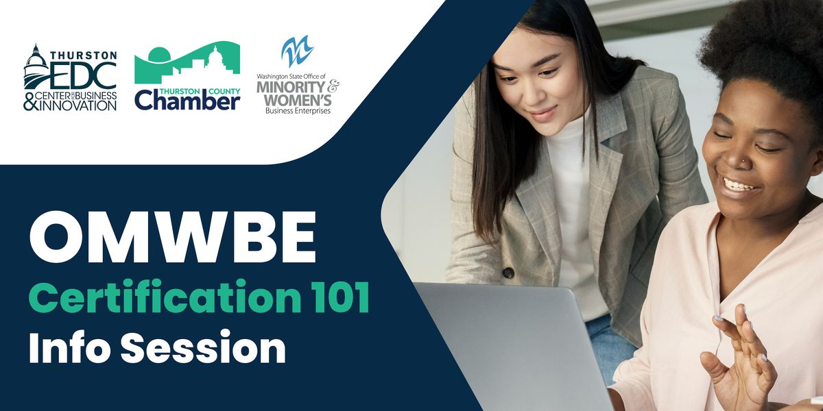 OMWBE Certification 101 Info Session, 27 August | Event in Lacey | AllEvents