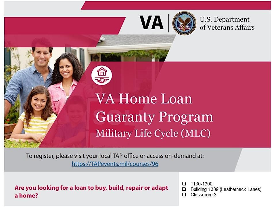 VA Military Life Cycle - VA Home Loan Guaranty Program, 13 November | Event in Oceanside | AllEvents
