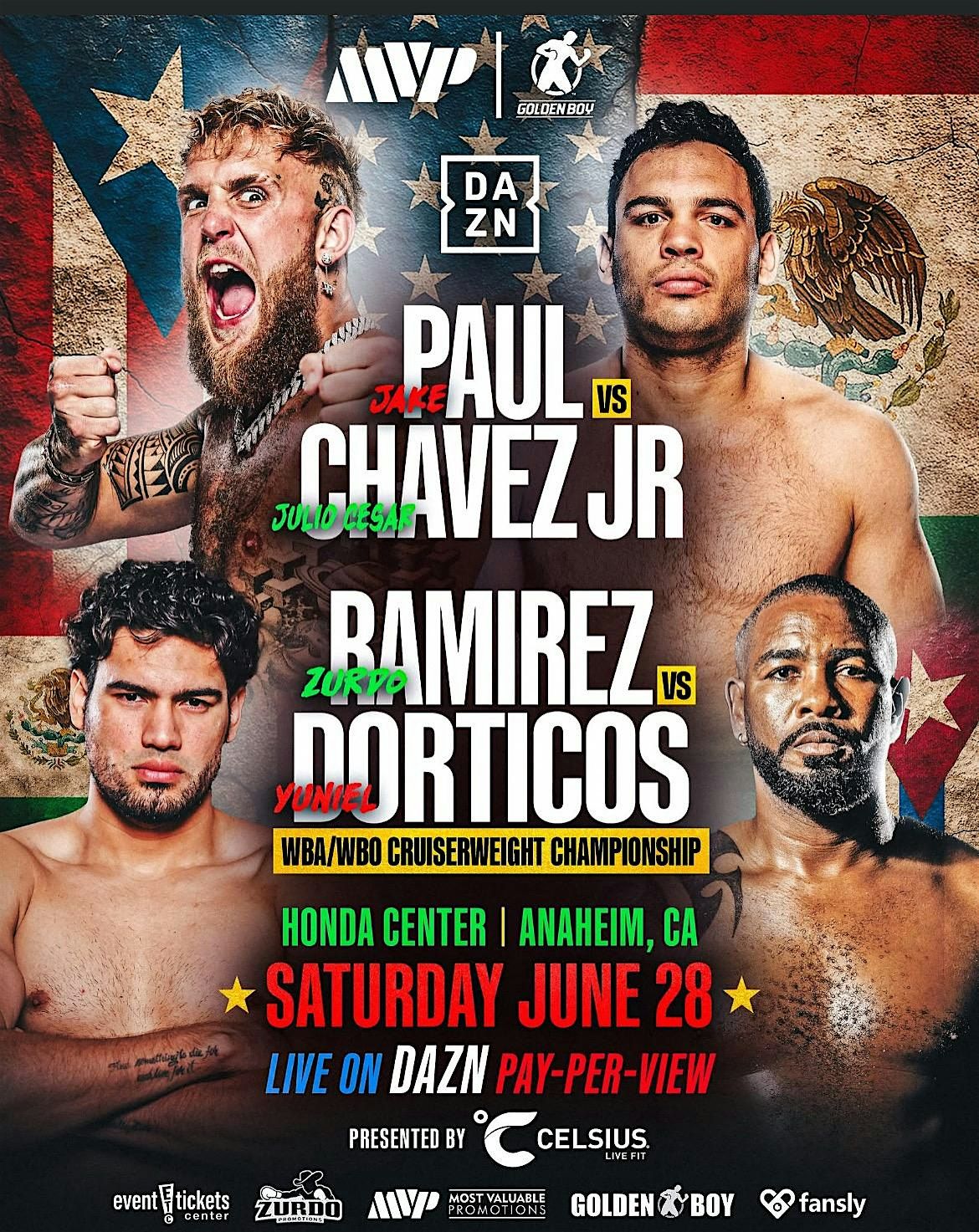 Fight Night Jake Paul vs Chavez Jr Saturday June 28th, 28 June | Event in Brooklyn | AllEvents