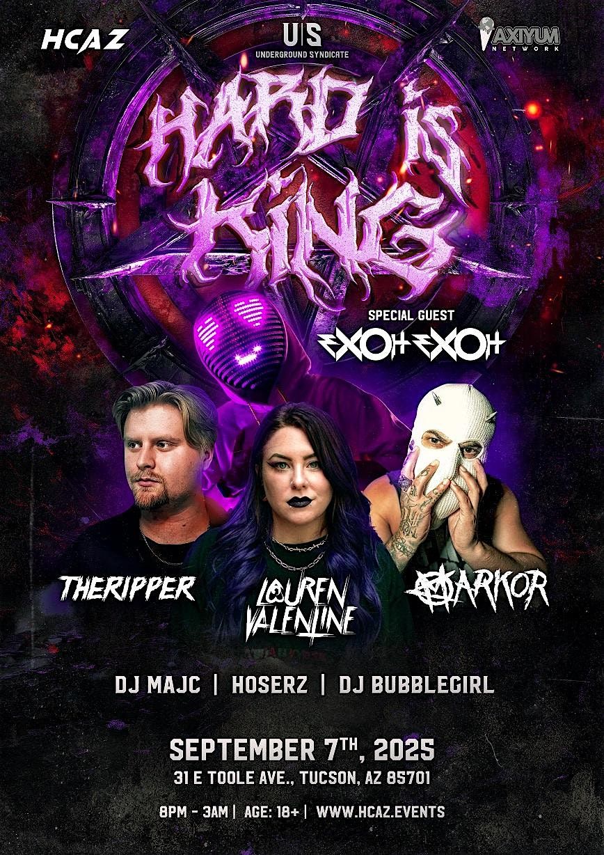 HARD IS KING AZ, 7 September | Event in Tucson | AllEvents