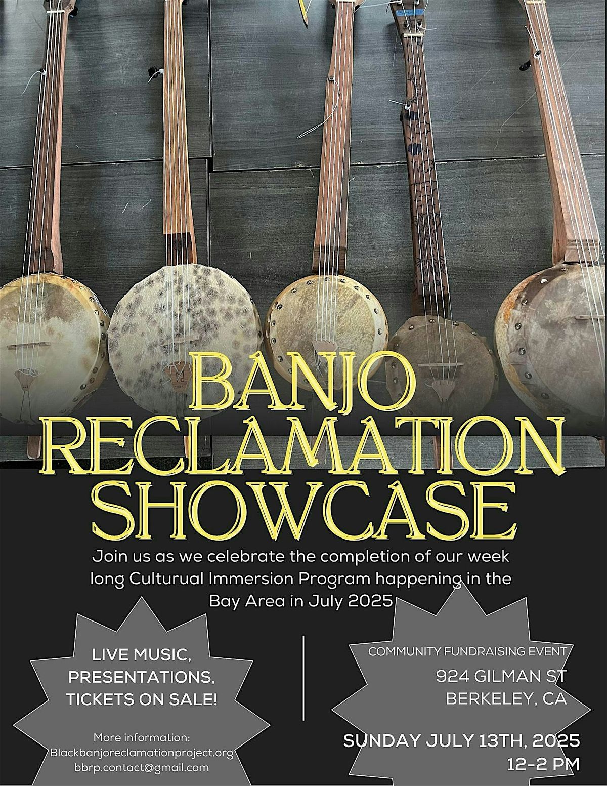 Banjo Reclamation Showcase, 13 July | Event in Berkeley | AllEvents