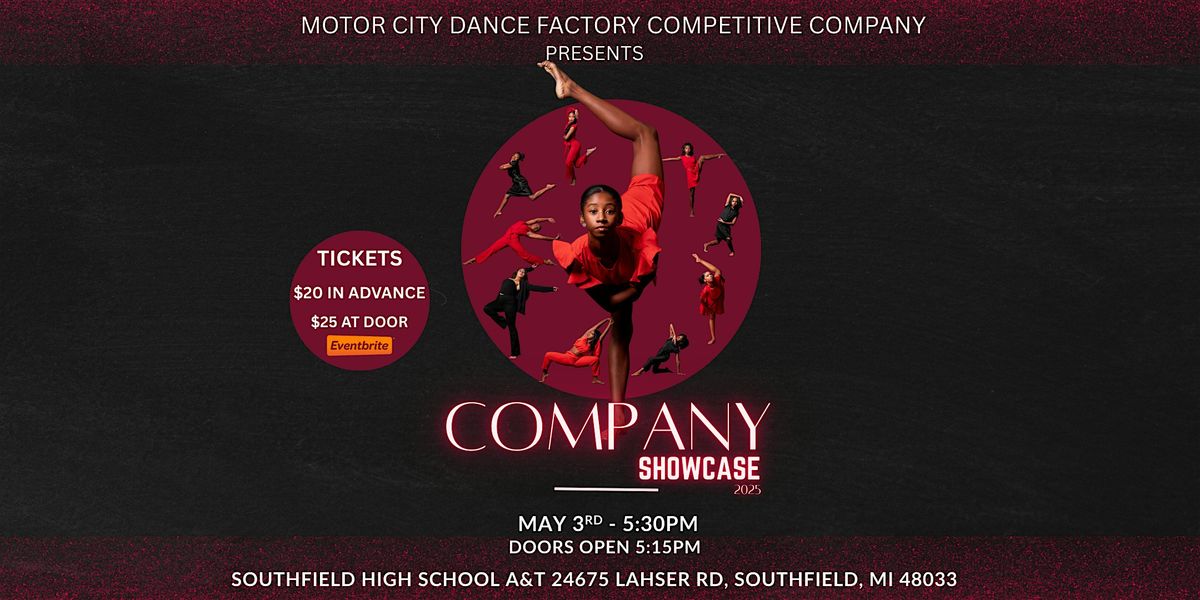 MCDF Comp Team Presents:  Company Showcase 2025 | Event in Southfield | AllEvents