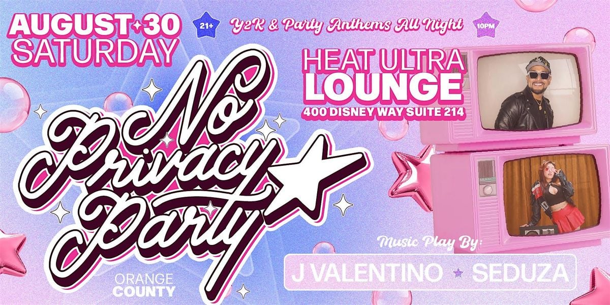 Y2K & PARTY ANTHEMS @ HEAT ULTRA LOUNGE OC, 30 August | Event in Anaheim | AllEvents