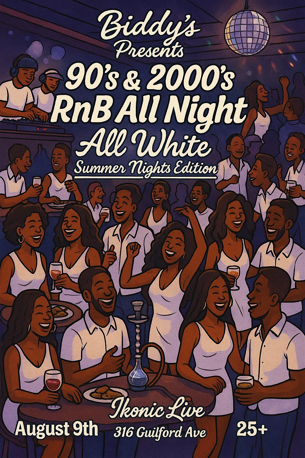 Biddys Presents : All White RnB Night Party | Event in Baltimore | AllEvents