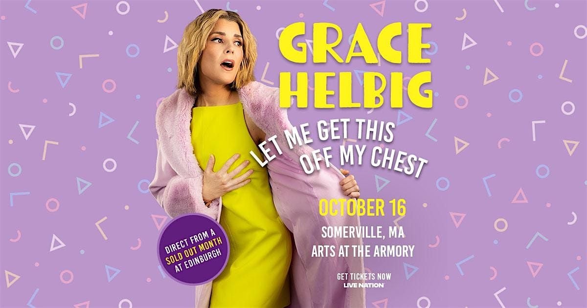 Grace Helbig - "Let Me Get This Off My Chest", 16 October | Event in Somerville | AllEvents