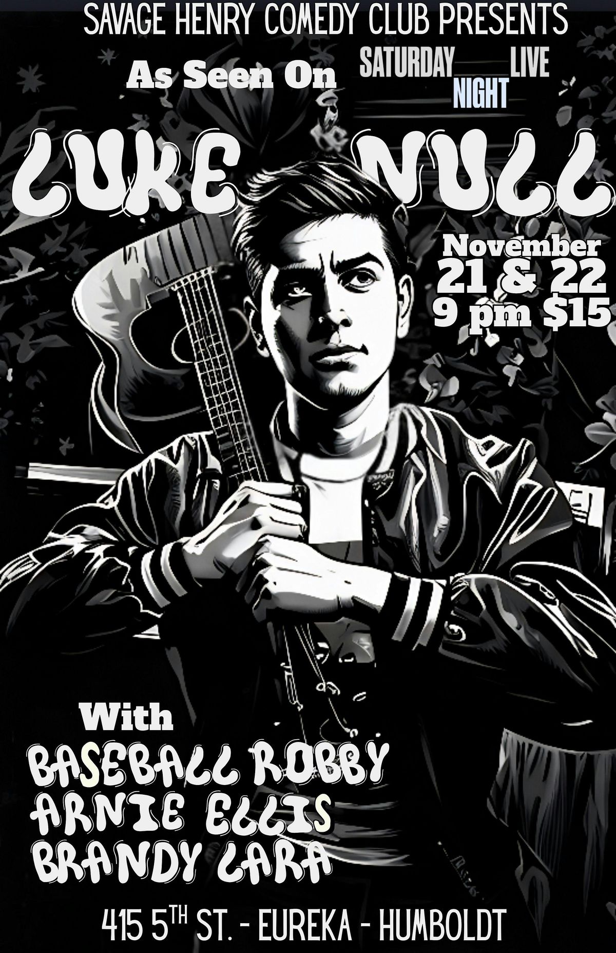 Luke Null headlines the Club !, 21 November | Event in Eureka | AllEvents