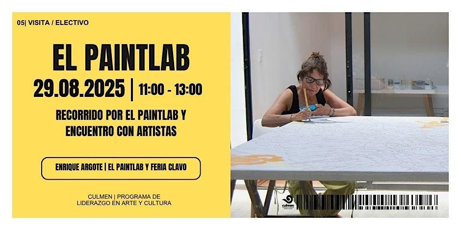 CULMEN | Visita guiada: El Paintlab, 29 August | Event in Ciudad de México | AllEvents