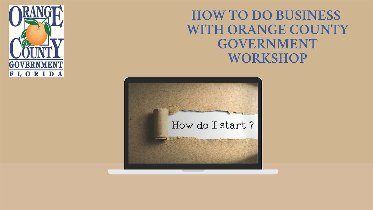 How to do Business with Orange County Government?, 15 December | Event in Orlando | AllEvents