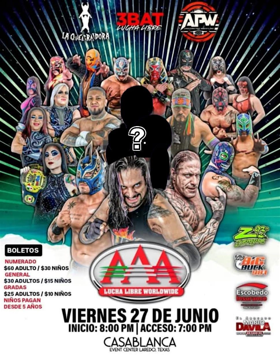 Lucha Libre Worldwide, 27 July | Event in Laredo | AllEvents