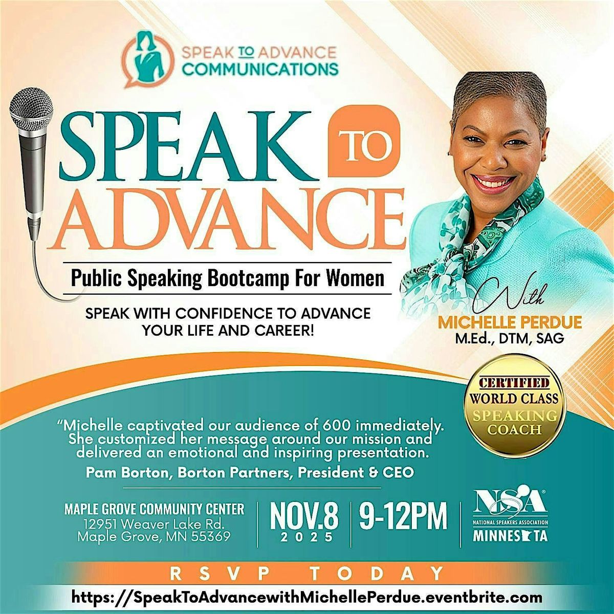 Speak To Advance Public Speaking Boot Camp, 13 December | Event in Maple Grove | AllEvents