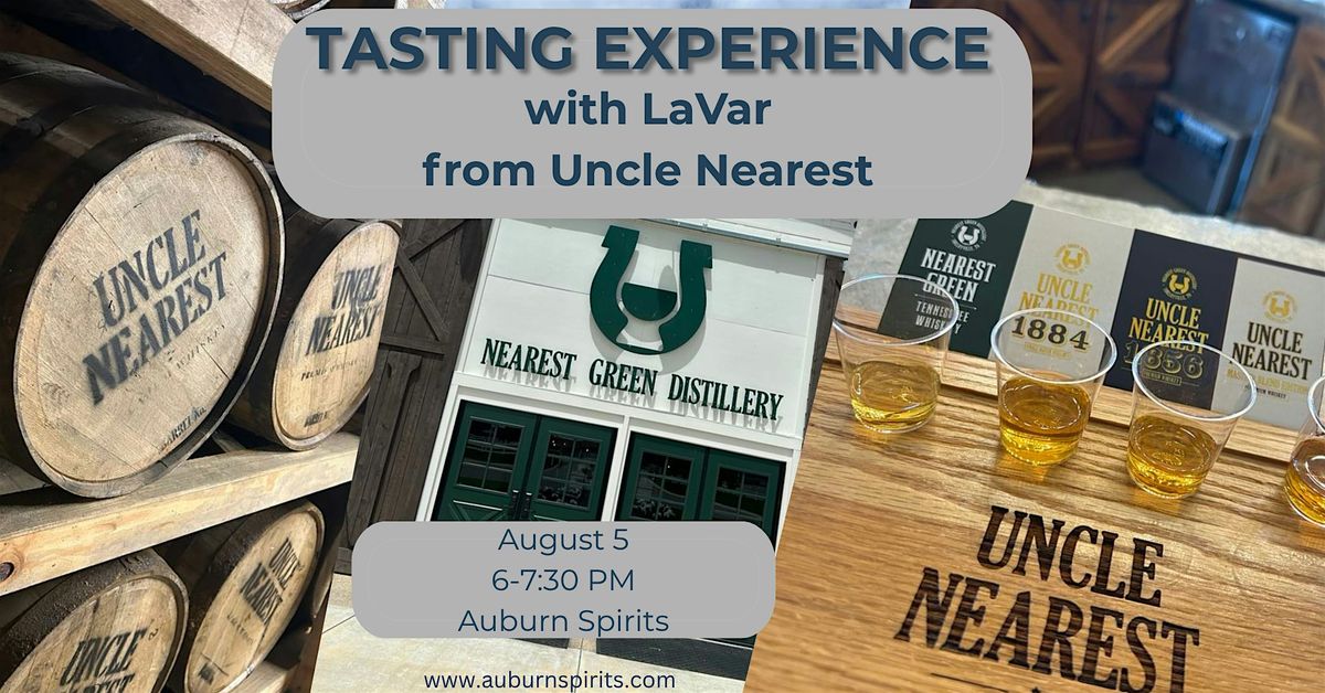 Uncle Nearest Tasting Experience, 5 August | Event in Wichita | AllEvents