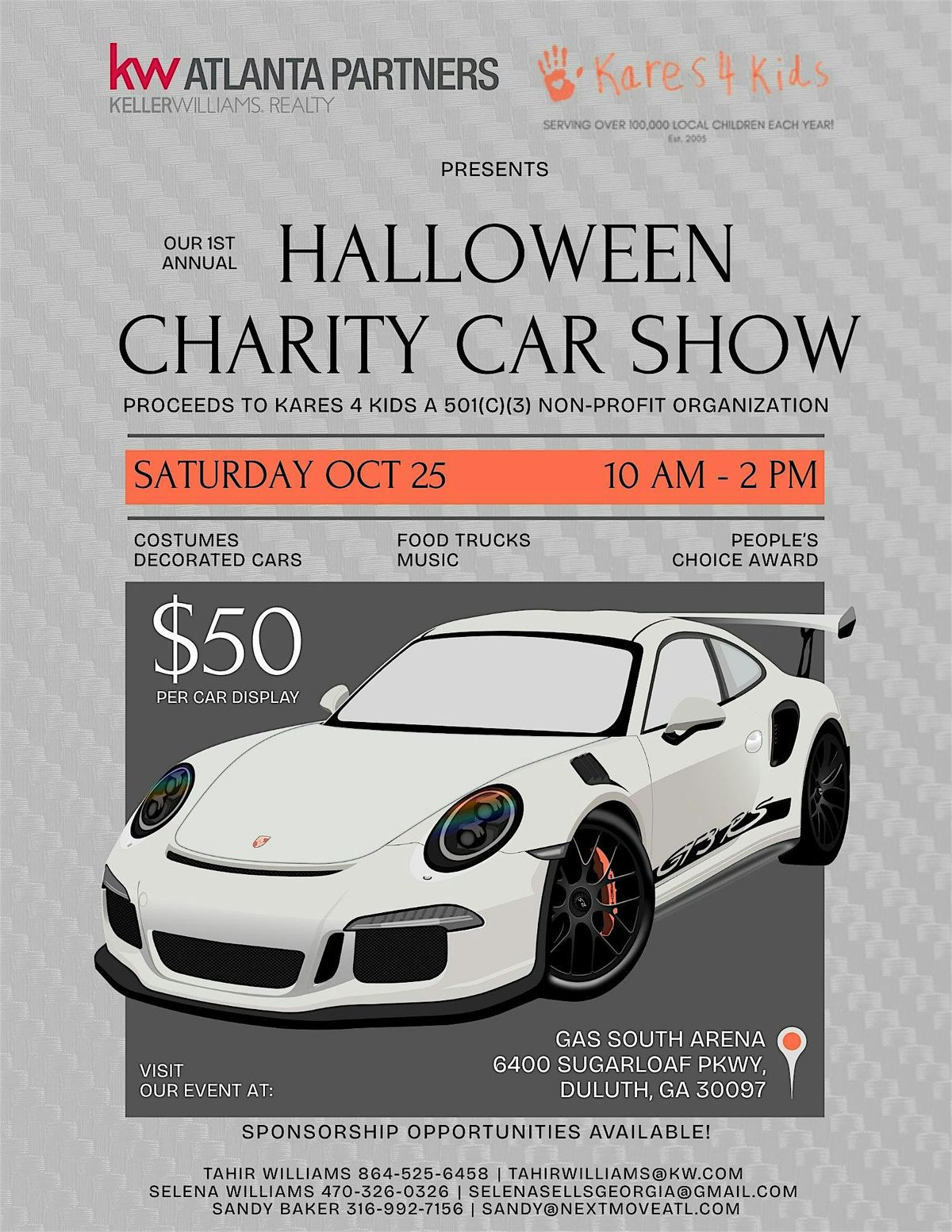 1st Annual Kares 4 Kids Halloween Charity Car Show, 25 October | Event in Duluth | AllEvents