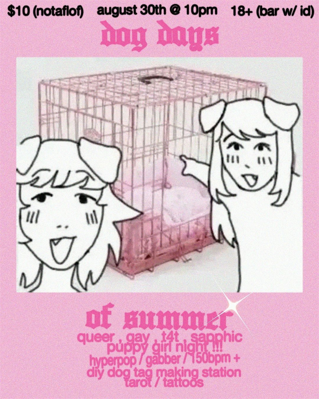 DOG DAYS OF SUMMER: puppy girl night <3, 30 August | Event in Seattle | AllEvents