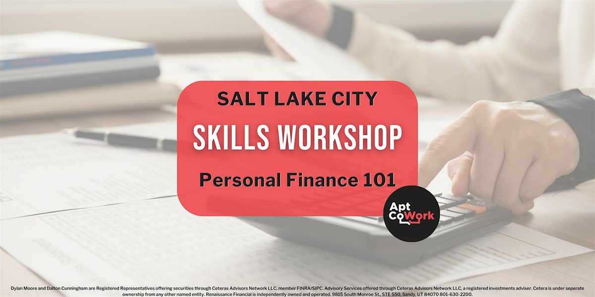 Personal Finance 101 at Apt CoWork, 4 June | Event in Salt Lake City | AllEvents