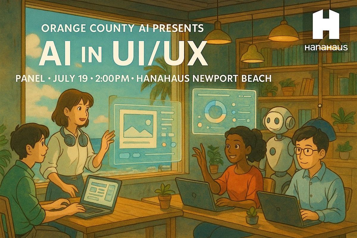 Orange County AI: AI in UI/UX, 19 July | Event in Newport Beach | AllEvents