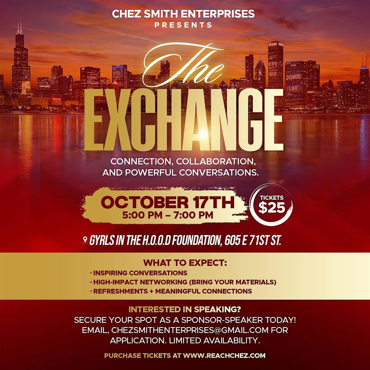 The Exchange: Visionaries, Builders,& Doers., 17 October | Event in Chicago | AllEvents