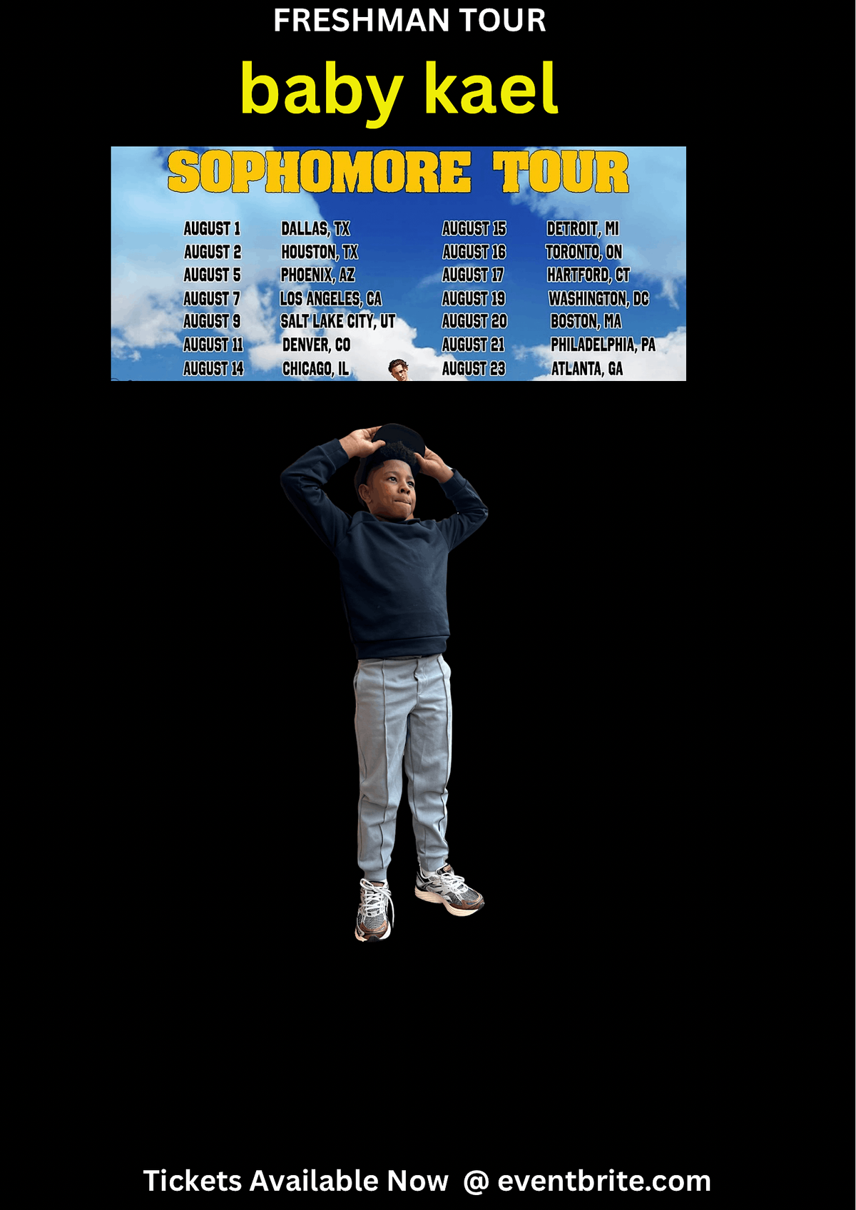 Freshman tour- BABYKAEL and Lil Reid, 21 August | Event in Philadelphia | AllEvents