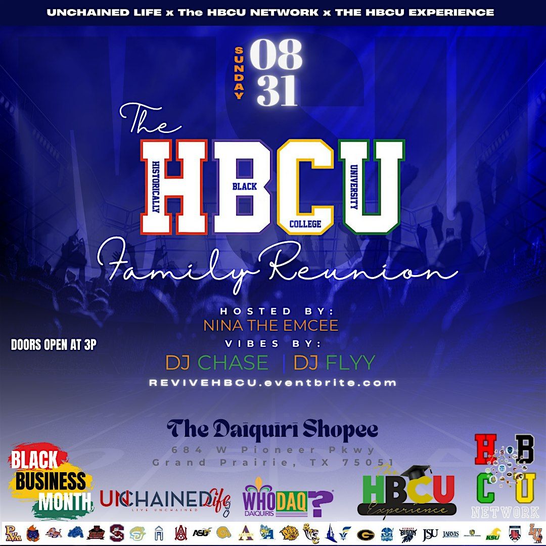The HBCU Family Reunion | Event in Grand Prairie | AllEvents