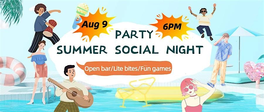 Summer Social Night – Drinks, Games & New Friends, 9 August | Event in Fountain Valley | AllEvents
