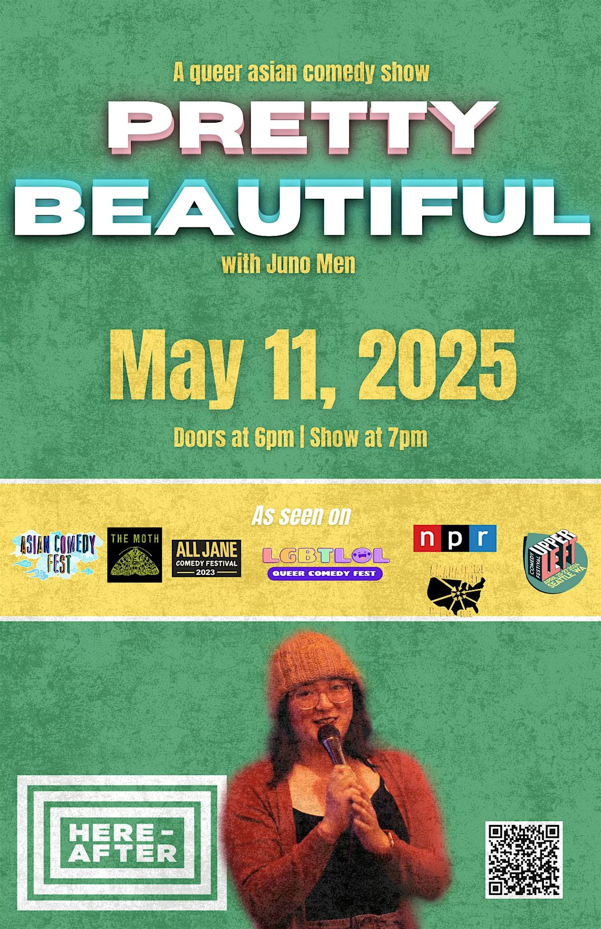 Pretty Beautiful: A Queer Asian Comedy Hour with Juno Men, 25 May | Event in Portland | AllEvents