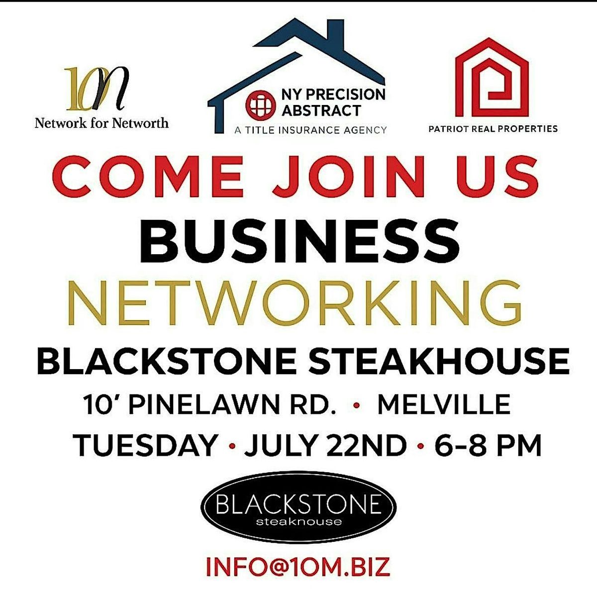 Business & Real Estate Networking | Event in Melville | AllEvents
