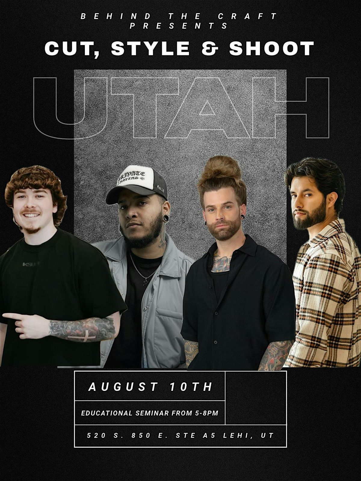Cut, Style & Shoot, 10 August | Event in Lehi | AllEvents