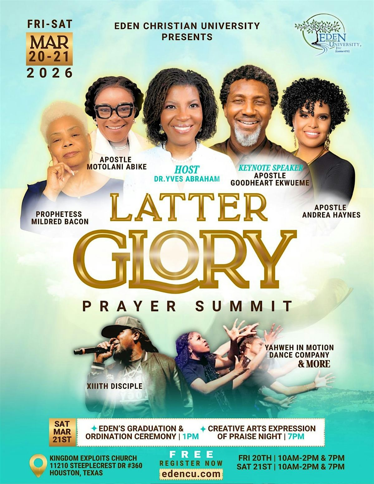 THE LATTER GLORY, 20 March | Event in Houston | AllEvents